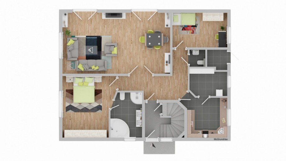 Erdgeschoss Zweifamilienhaus Talkau