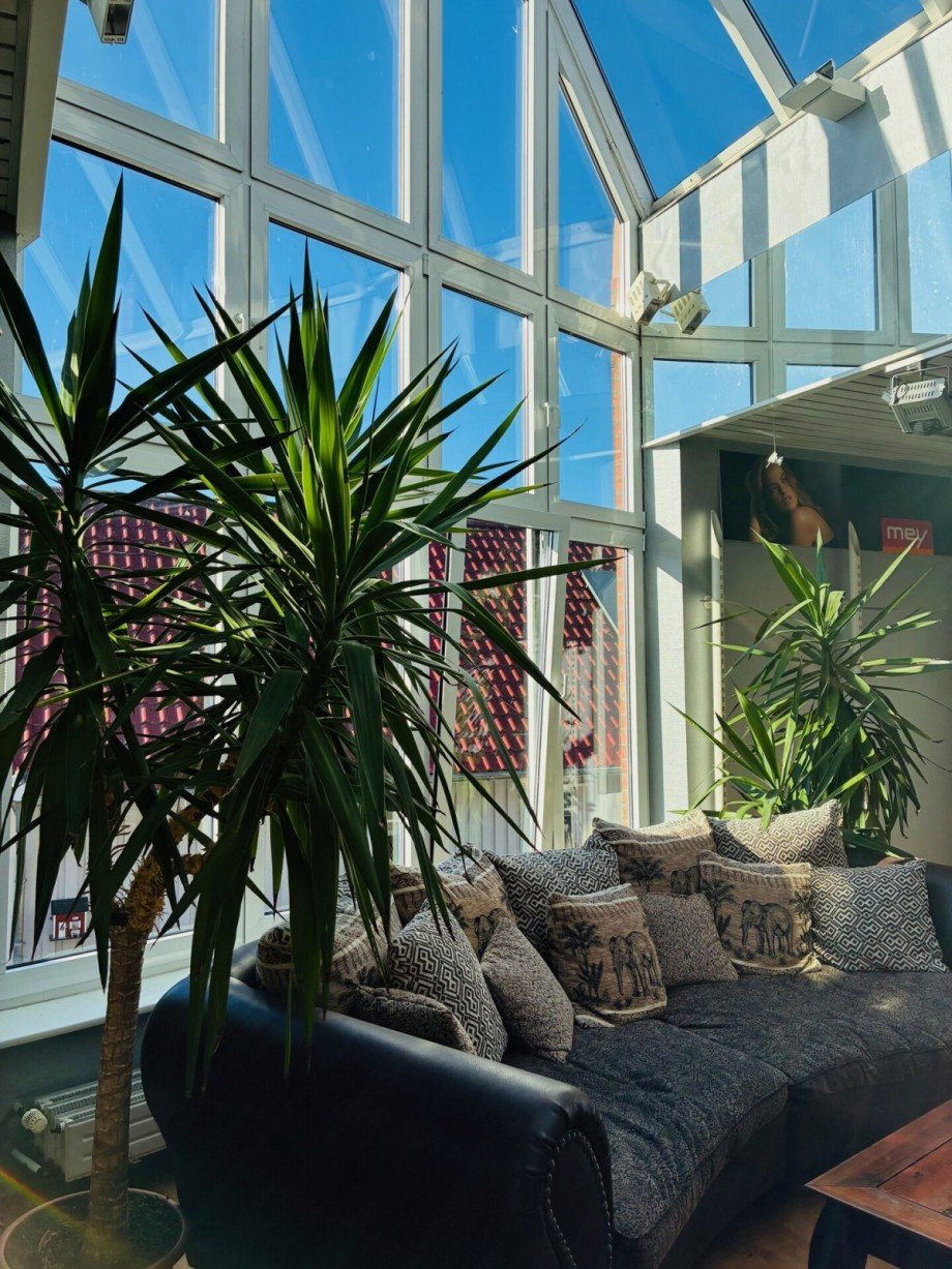 Gesch�ft hinten, Haus 1 Haus M�lln