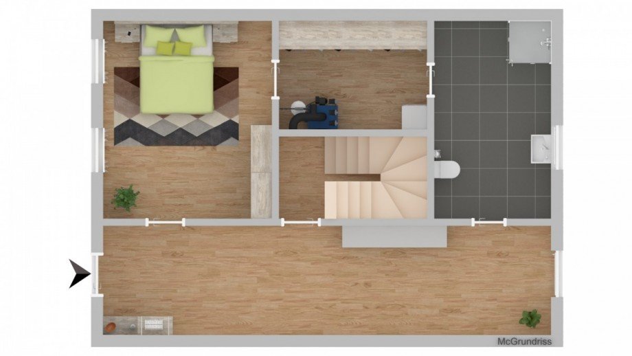 Grundriss EG Stadthaus M�lln