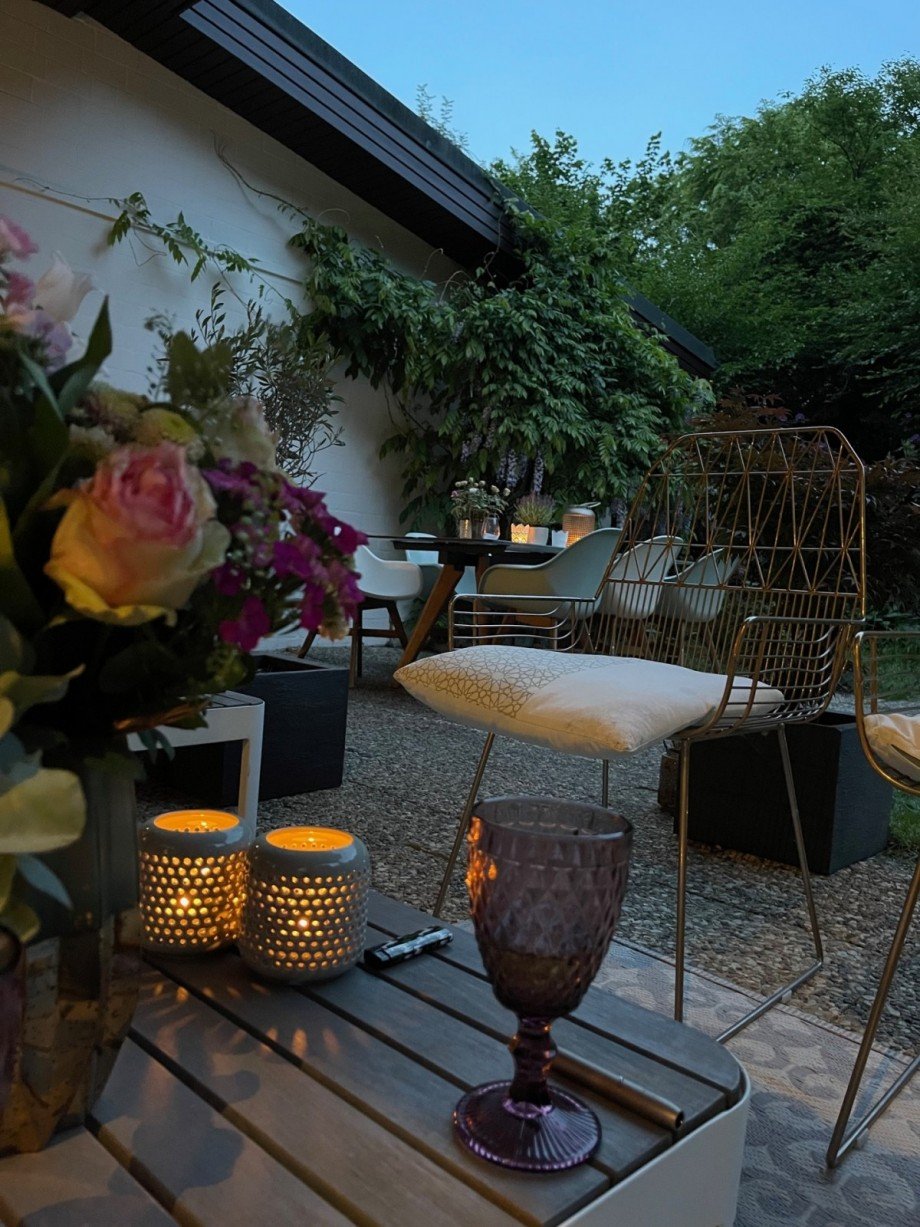 Terrasse Einfamilienhaus Rosengarten