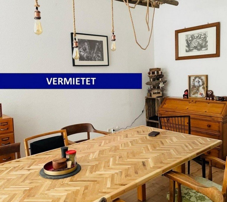 Esszimmer M�lln Maisonettewohnung Charmante 3-Zimmer-Wohnung - Garten - Kamin - 2 Ebenen - neue Einbauk�che - M�lln