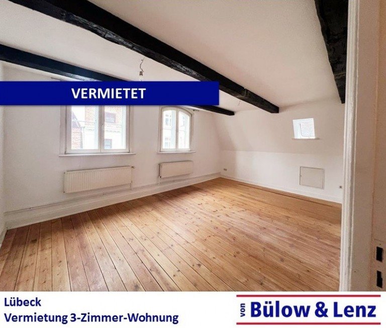 vermietet L�beck Etagenwohnung Charmante 3-Zimmer-Wohnung im Herzen von L�beck