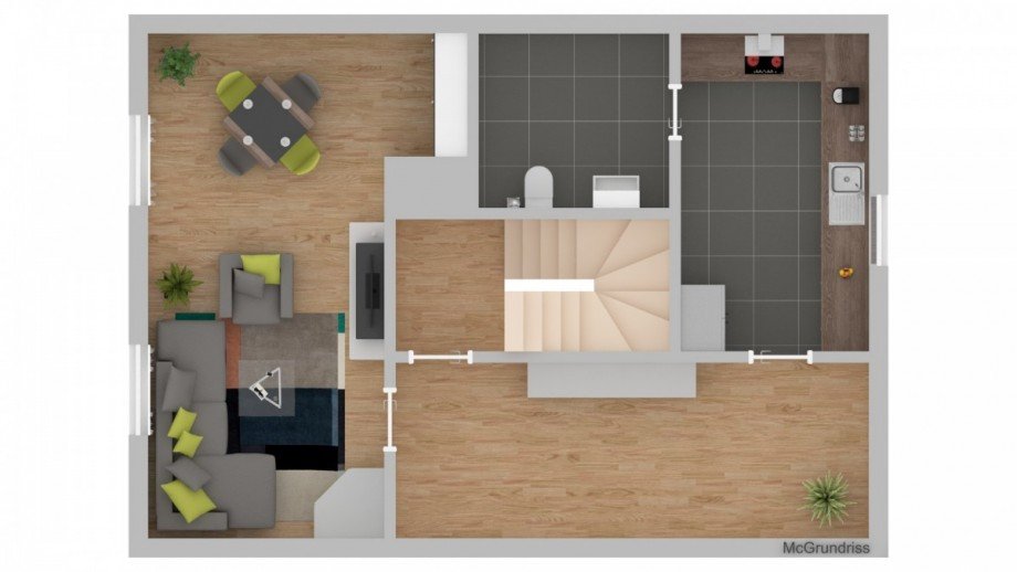 Grundriss OG Stadthaus M�lln