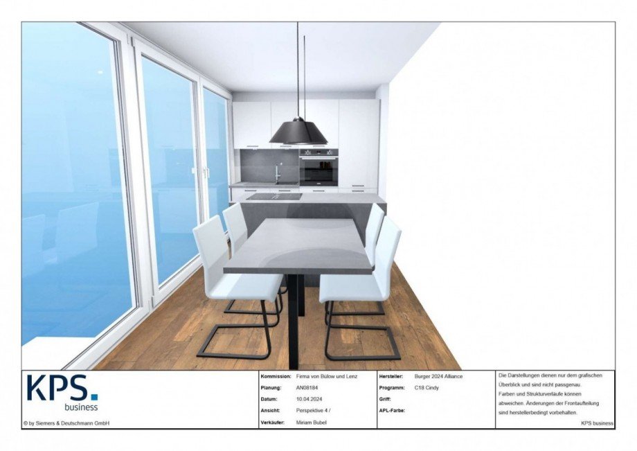 K�chenbeispiel 4 Whg. DG Dachgeschosswohnung Alt M�lln