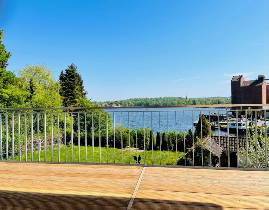 Blick vom Balkon Erdgeschosswohnung Alt M�lln