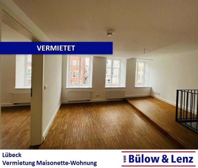 vermietet L�beck Maisonettewohnung VERMIETET: Stilvolle Maisonette - Wohnung L�beck, Obertrave, frisch renoviert