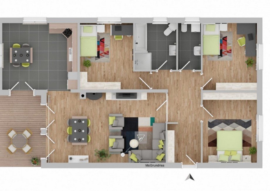 Grundriss Whg 2 Mehrfamilienhaus Witzeeze
