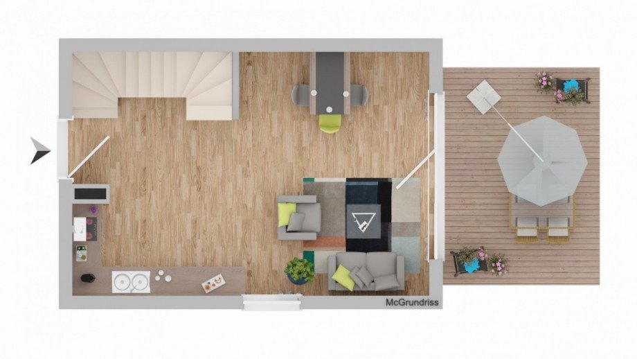 Erdgeschoss Reihenmittelhaus Ratzeburg