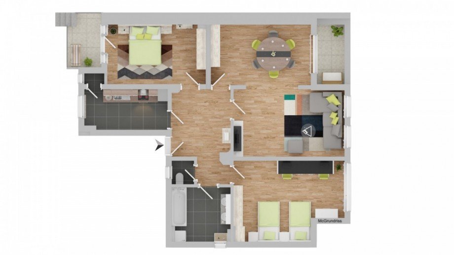 Erdgeschoss Mehrfamilienhaus L�beck