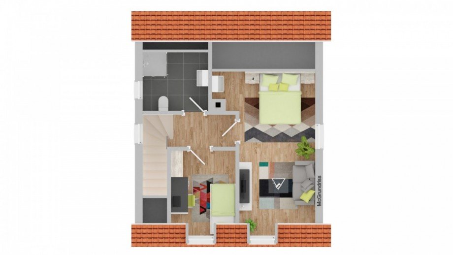 Grundriss_DG Stadthaus M�lln