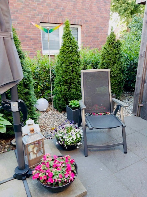 Terrasse Reihenmittelhaus M�lln