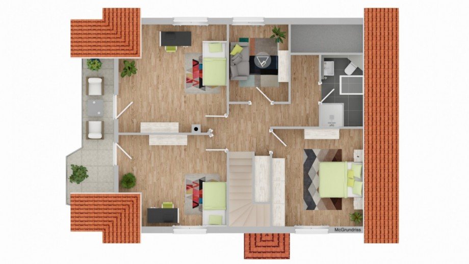 Grundriss Dachgeschoss Einfamilienhaus Schwarzenbek